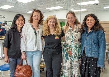 Shelley Suh, Jen Jiras, Eve Behar, Lindsay Thompson, Theresa Di Scianni at Mudita Grand Opening